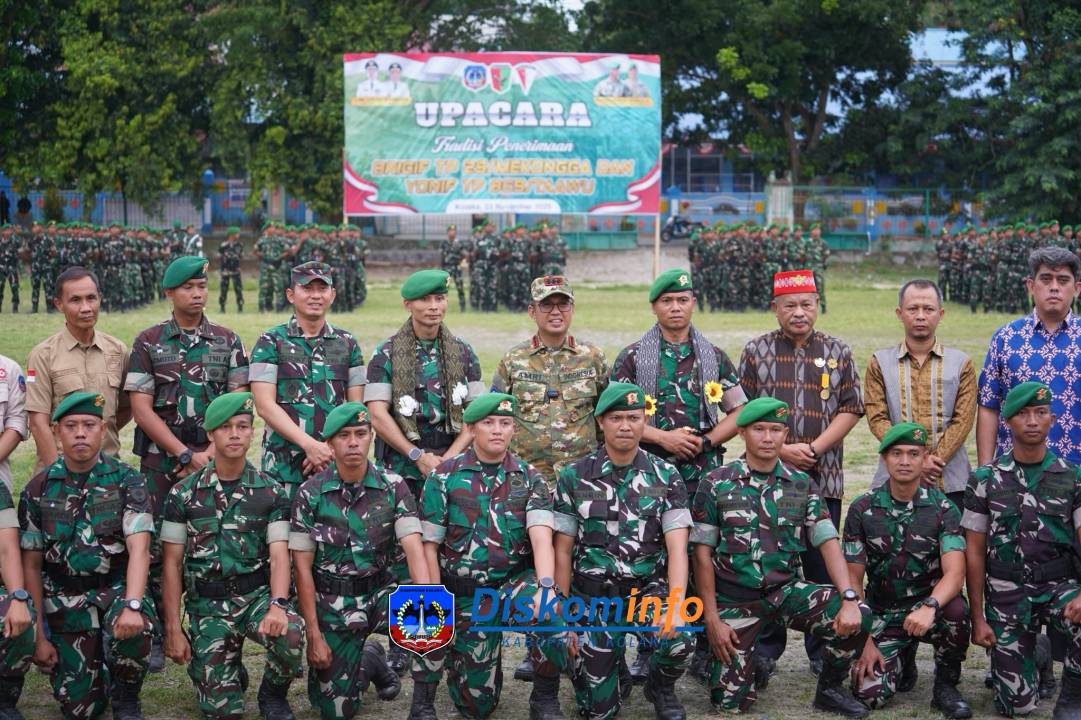 BUPATI KOLAKA SAMBUT SECARA RESMI PERSONEL BRIGIF 29/MEKONGGA DAN YONIF TP 869/TAAWU DI KABUPATEN KOLAKA