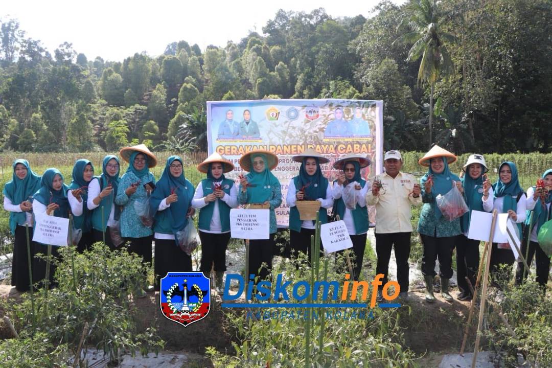 PELATIHAN PENGOLAHAN CABAI BERSAMA TP PKK PROVINSI SULTRA