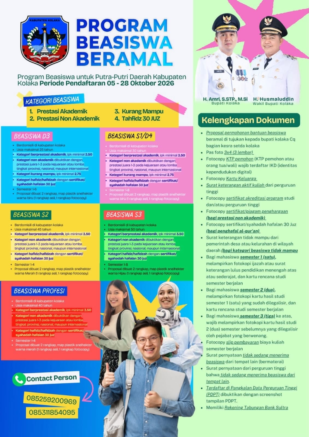 KABAR GEMBIRA UNTUK PUTRA-PUTRI KOLAKA!????