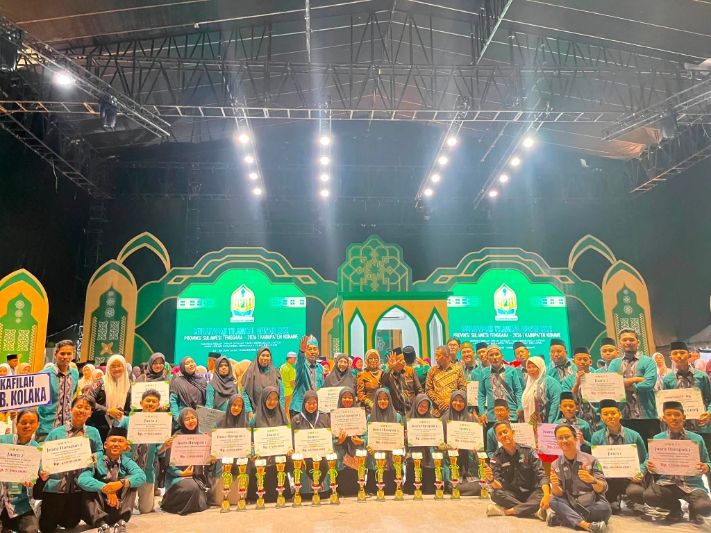 Kolaka Raih Juara Umum II pada MTQ XXXI Tingkat Provinsi Sulawesi Tenggara