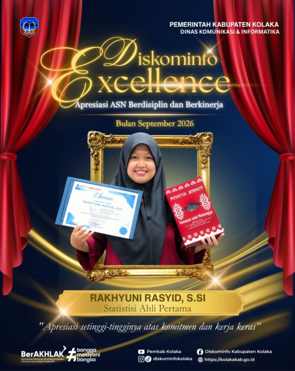 Diskominfo Excellence – September 2026  Apresiasi untuk ASN Berdiplin dan Berkinerja