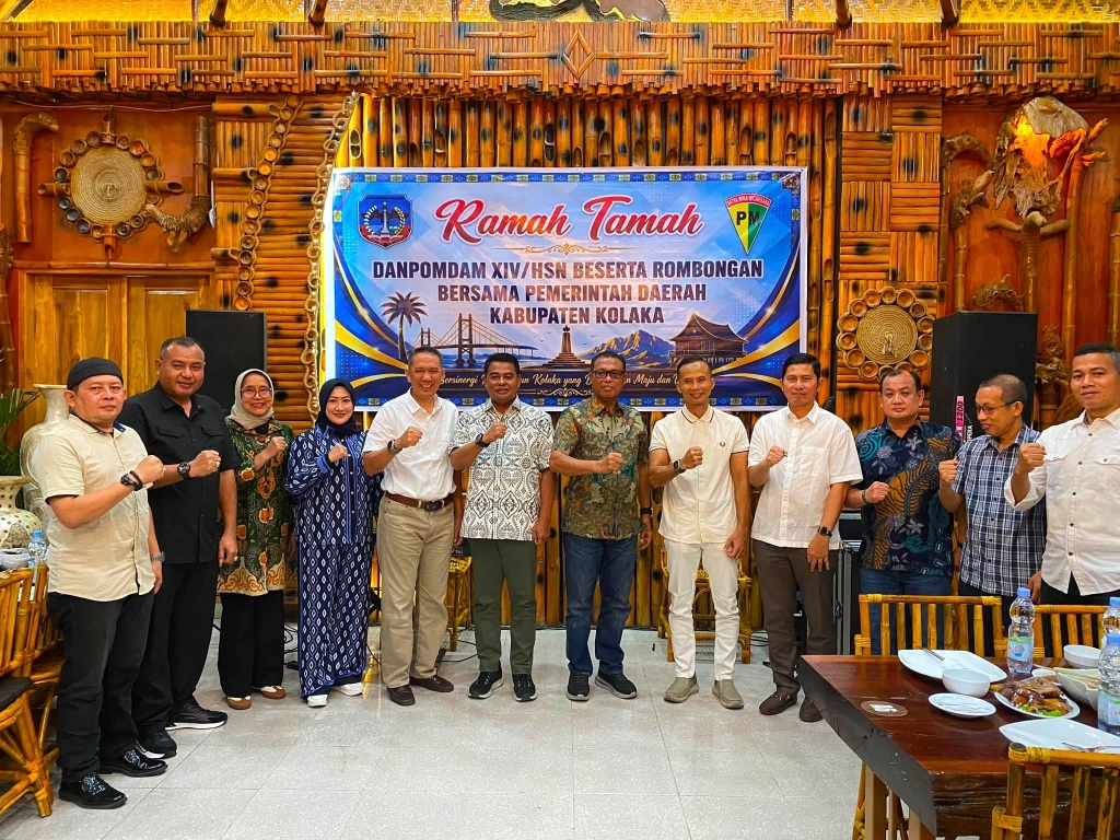 Ramah Tamah Danpomdam XIV/Hasanuddin Bersama Pemerintah Kabupaten Kolaka, Perkuat Sinergi TNI dan Pemerintah Daerah