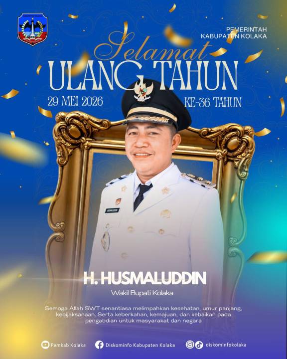 Selamat ulang tahun ke-36 kepada Wakil Bupati Kolaka, H. Husmaluddin ????✨