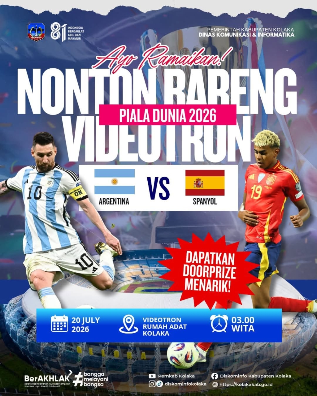 Nonton Bareng Final Piala Dunia 2026 di Videotron Kolaka! ⚽????
