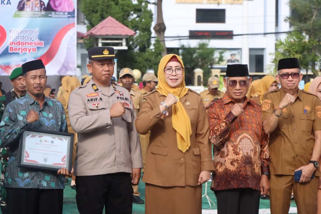 Asisten III Bacakan Pidato Menteri Koperasi RI pada Peringatan Hari Koperasi ke-79 di Kolaka