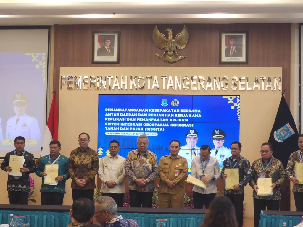 Kolaka Perkuat Integrasi Data Pajak dan Pertanahan, Sekda Teken MoU Bersama 61 Kabupaten/Kota