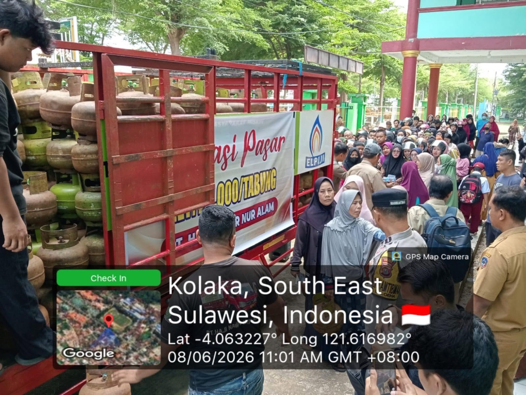 PEMKAB KOLAKA MENANGANI KELANGKAAN LPG 3 KG: PANGKALAN JUAL DI ATAS HET TERANCAM PHU